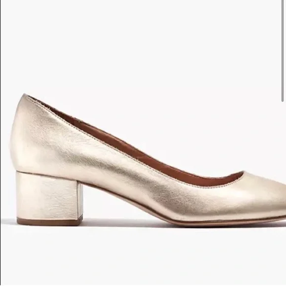Madewell The Ella Pump in Metallic - Picture 2 of 10